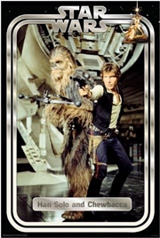 Buy Star Wars Classic - Han And Chewie Poster