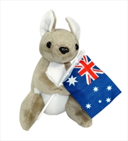 Buy 16cm Kangaroo W/ Flag