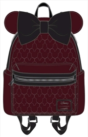 Buy Loungefly - Mickey Mouse - Brown with Bow & Ears Mini Backpack