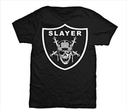 Buy Slayer - Raiders Logo Tshirt - M