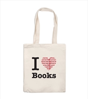 Buy I Love Books Tote Bag