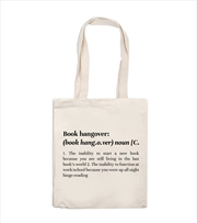 Buy Book Hangover Tote Bag