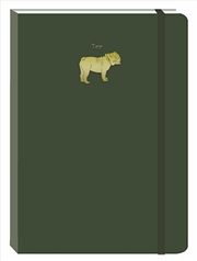 Buy Dog Dark Green Motif Journal