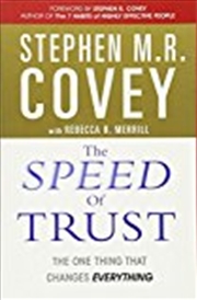 Buy Speed of Trust