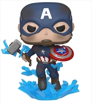 Buy Avengers 4: Endgame - Captain America with Mjolnir Pop! Vinyl
