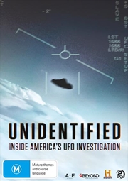 Buy Unidentified - Inside America's UFO Investigation