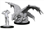 Buy Dungeons & Dragons - Nolzur’s Marvelous Unpainted Minis: Green Dragon Wyrmling & Elf