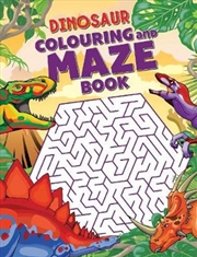 Buy Dinosaur Colouring And Maze Book