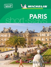 Buy Paris Short-Stays Michelin Green Short-Stays Travel Guide