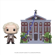 Buy BttF - Doc w/Clock Tower Pop! Town