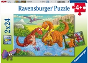 Buy Dinosaurs At Play 2x24 Piece Puzzle