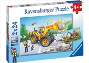 Buy Ravensburger - Diggers at Work Puzzle 2x24 Piece