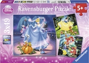Buy Ravensburger - Disney Snow White Cinderella & Ariel Puzzle 3x49 Piece