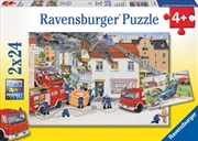 Buy Ravensburger - Busy Fire Brigade Puzzle 2x24 Piece