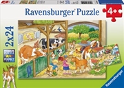 Buy Ravensburger - Merry Country Life Puzzle 2x24 Piece