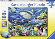 Buy Ravensburger - Reef of the Sharks Puzzle 100 Piece   