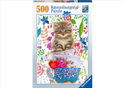 Buy Kitten In A Cup 500 Piece Puzzle