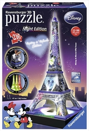 Buy Mickey Minnie Eiffel Tower 3D Puzzle - 216 Piece