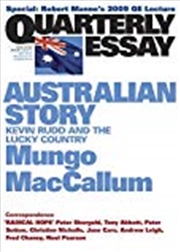 Buy Australian Story: Kevin Rudd and the Lucky Country: Quarterly Essay 36