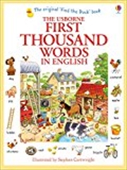 Buy First Thousand Words In English (usborne First Thousand Words)