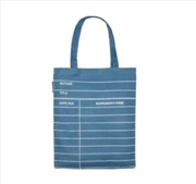 Buy Library Card: Blue Tote Bag