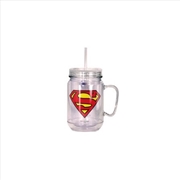 Buy Superman Mason Jar