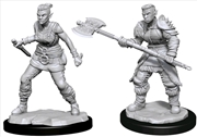 Buy Dungeons & Dragons - Nolzur's Marvelous Unpainted Minis: Orc Barbarian Female