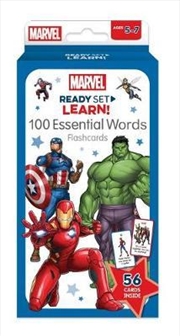 Buy Marvel: Ready Set Learn! 100 Essential Words Flashcards