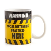 Buy Social Distancing Warning Sign Coffee Mug