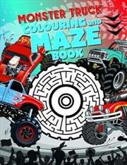 Buy Monster Truck Colouring and Maze Book