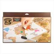 Buy Scratch Me Away Magnetic Travel Map