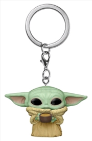 Buy Star Wars: The Mandalorian - The Child with Cup Pocket Pop! Keychain