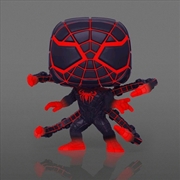 Buy Marvel's SpiderMan: Miles Morales - Programmable Matter Suit Glow US Exclusive Pop! Vinyl [RS]
