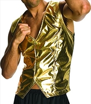 Buy Rapper Gold Vest - Size Std