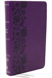 Buy NKJV, End-of-Verse Reference Bible, Personal Size Large Print, Leathersoft, Purple, Red Letter, Comf