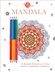 Buy Zen Colour with Pencils - Mandala