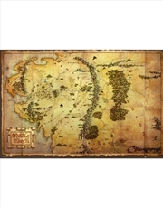 Buy Hobbit Map Tolkien Poster: