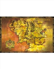Buy Lord Of The Rings Map Tolkien Poster