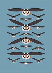 Buy I Like Birds: Flying Puffins Hardback Notebook