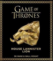 Buy Game Of Thrones Mask And Wall Mount - House Lannister Lion