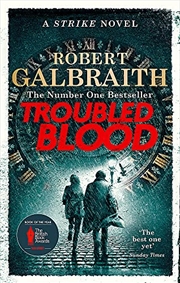 Buy Troubled Blood: Winner of the Crime and Thriller British Book of the Year Award 2021