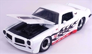 Buy Big Time Muscle - Pontiac Firebird 1972 White 1:24 Scale Diecast Vehicle