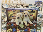 Buy Puppies In Suitcase - 1000 Piece Puzzle