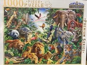 Buy Wild Animal Collage 1000 Piece Puzzle