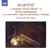 Buy Martinu: Piano Music Vol 4