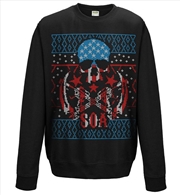 Buy Sons Of Anarchy Christmas Reaper Crew Neck Sweater Unisex Size Small Jumper