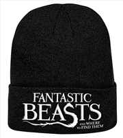 Buy Fantastic Beasts Logo Knitted Ski Hat  Beanie
