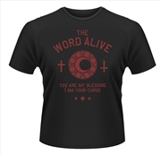 Buy The Word Alive Curse Unisex Size Medium Tshirt
