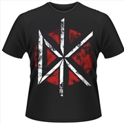 Buy Dead Kennedys Distressed Dk Logo Unisex Size X-Large Tshirt