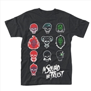 Buy Suicide Squad In Squad Faces Unisex Size Medium Tshirt